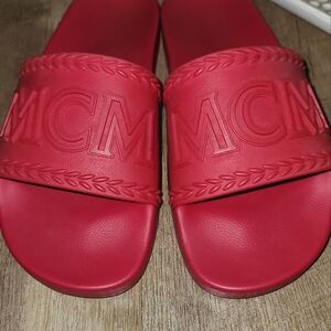 Apple red Authentic MCM slides